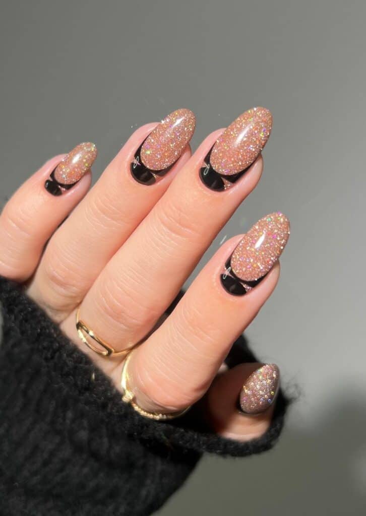 Alternative-Half-Moon-for-New-Years-Nails