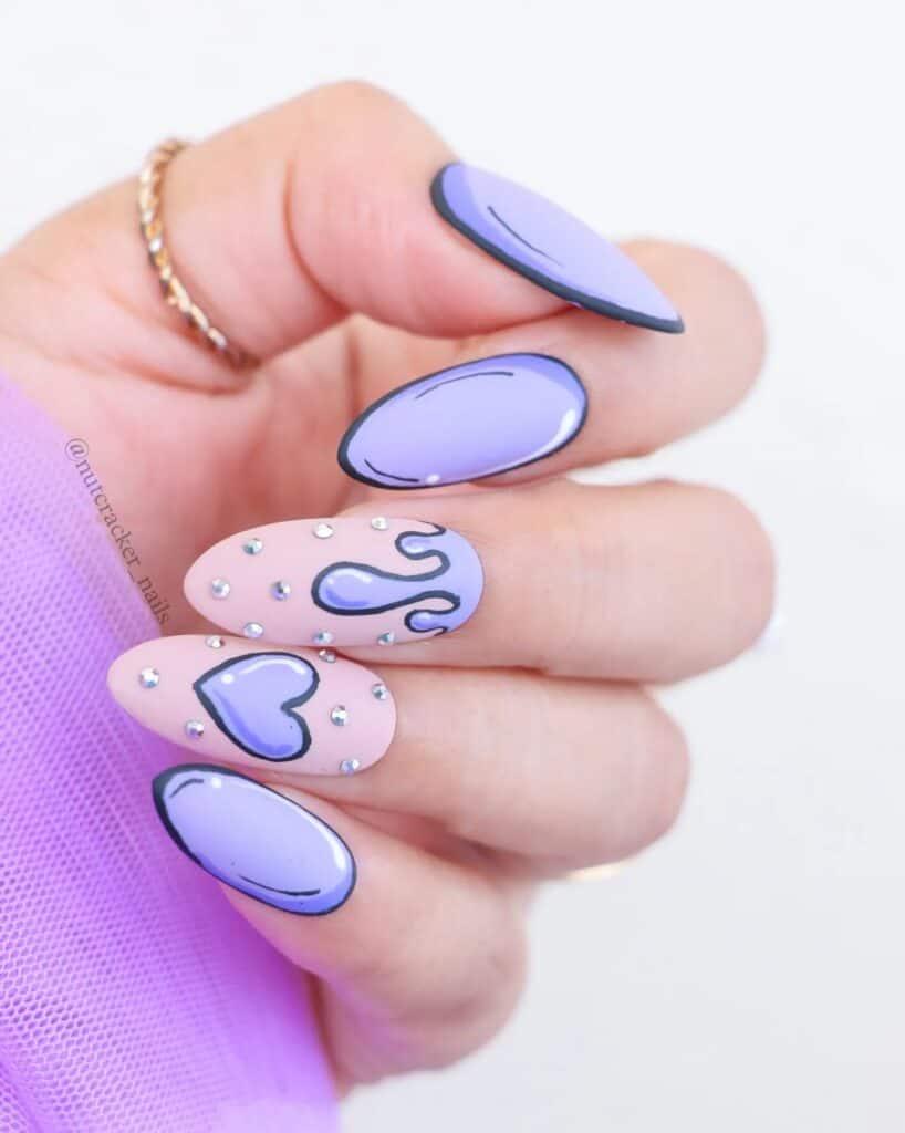 Blueberry-Comic-Nails