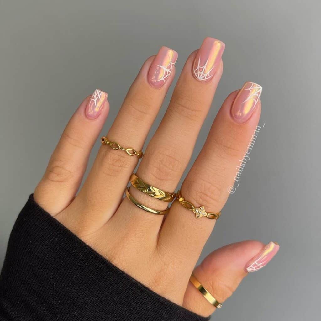 Chrome-Webs-Nails