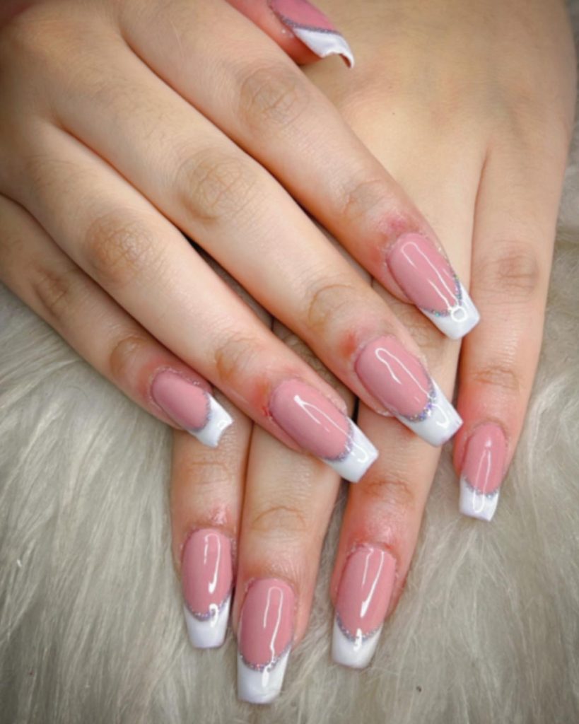 Classic French Nails