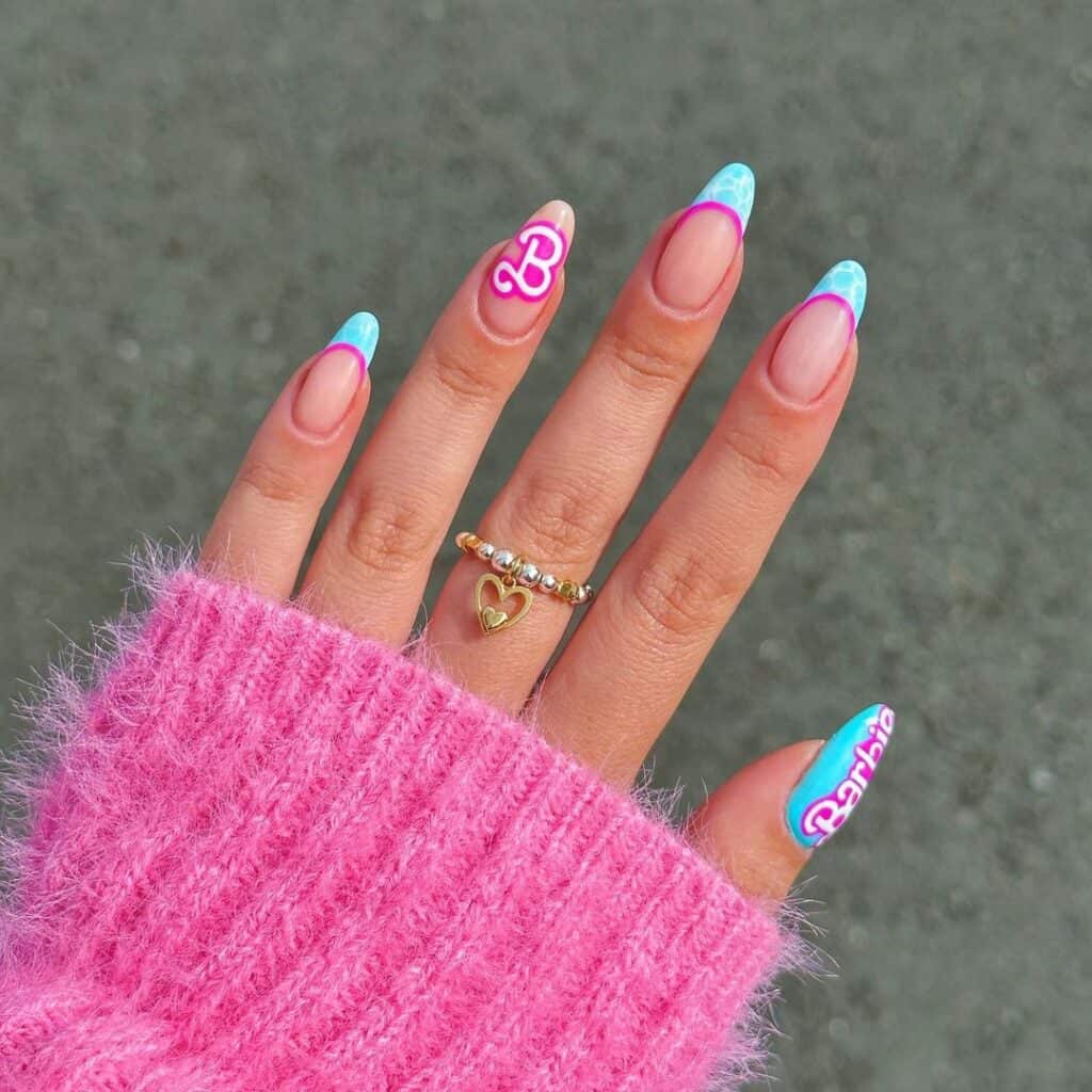 Classy-Barbie-Nail-Designs