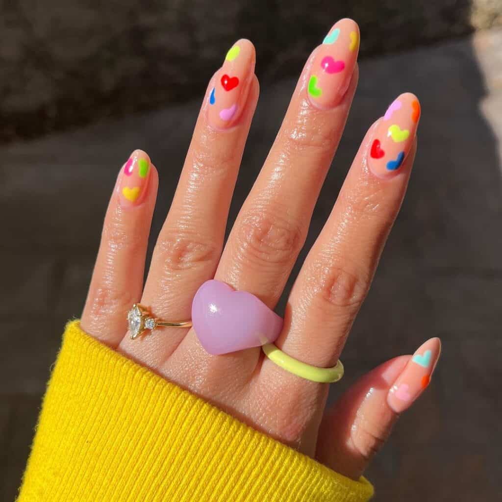 Colored-Hearts-Nails