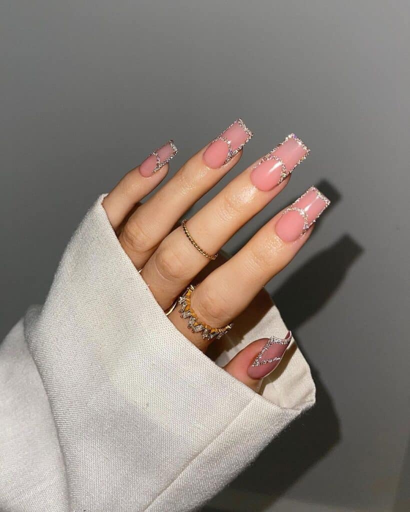 Double-French-Starlight-Nails-for-New-Years-Eve