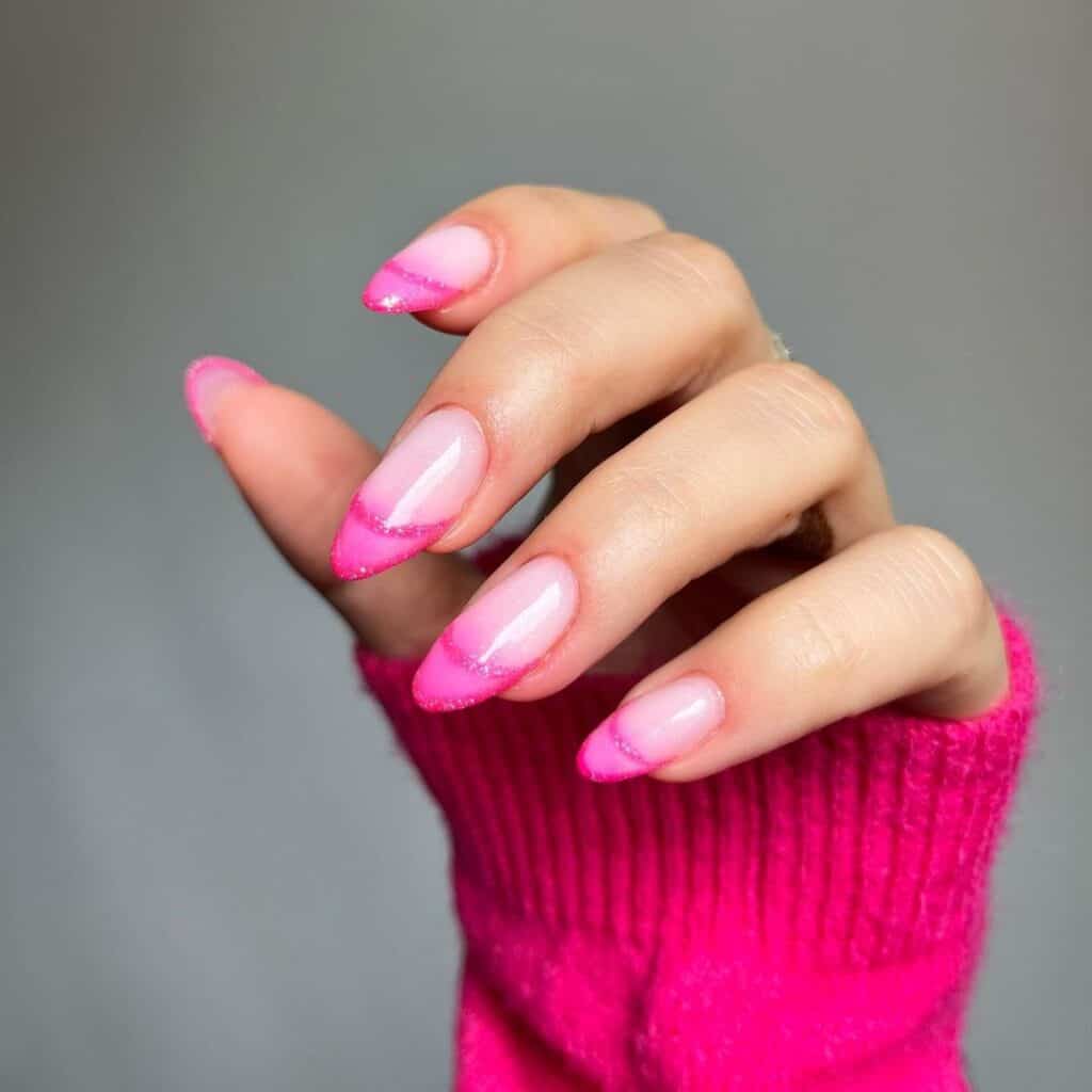 Doubled-French-Barbie-Tip-Nails