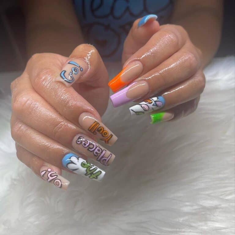 Dr.Suess-Graduation-Nail-Design