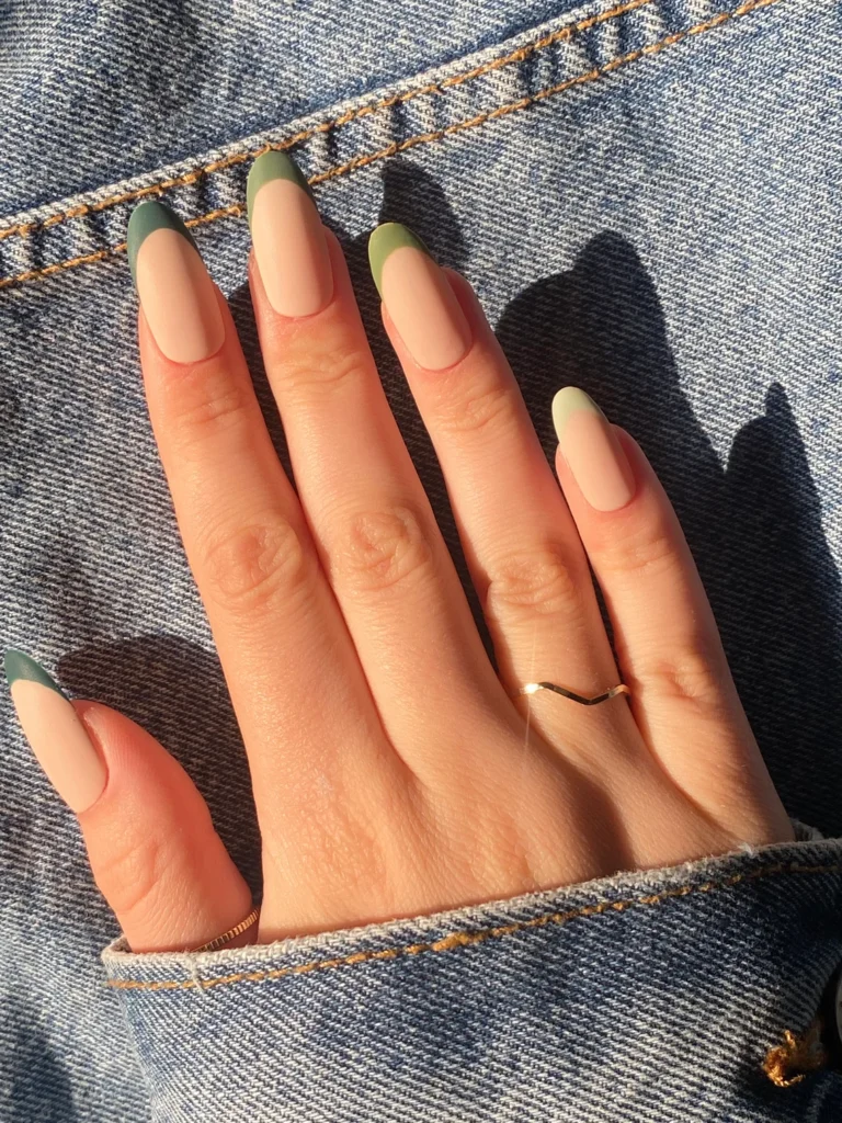 Gardient-Green-Nails