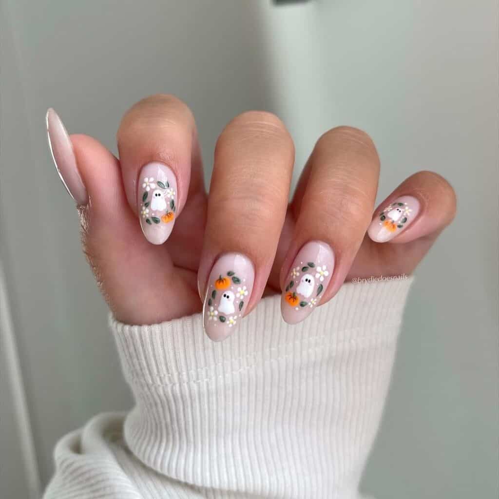 Ghosty-Halloween-Nails
