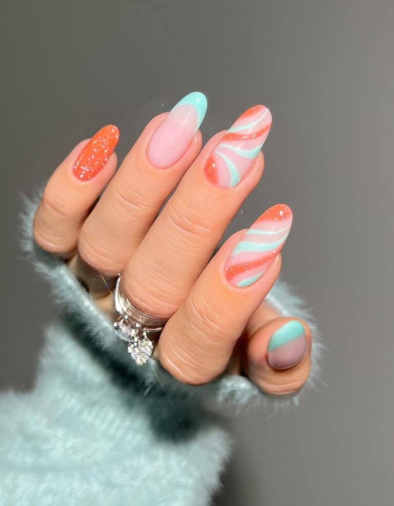 Glittery-Swirls