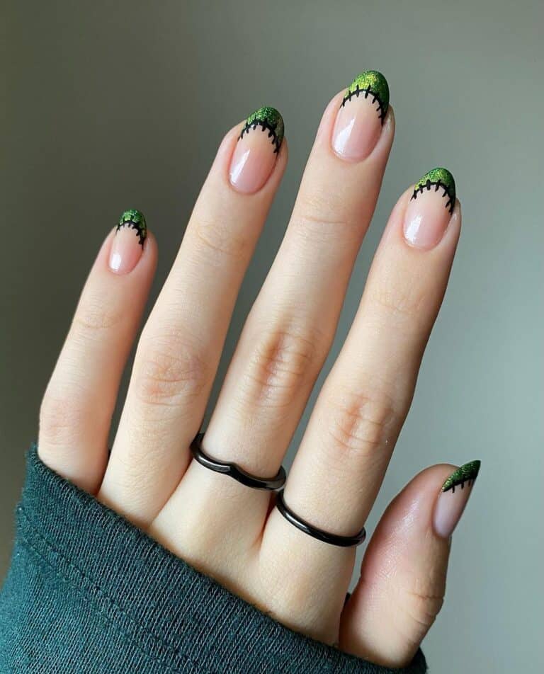 Halloween-Frankie-Frenchie-Nails