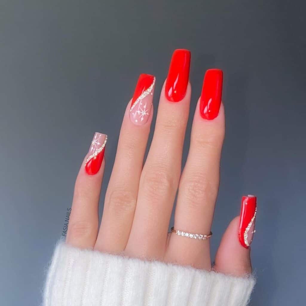 Long-Red-Christmas-Nail-Designs-with-a-touch-of-Glittery-Effect
