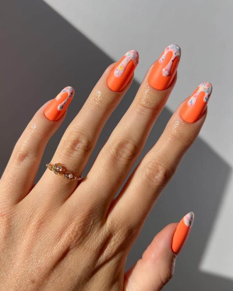 Matte-Orange-Ice-Cream-Drips