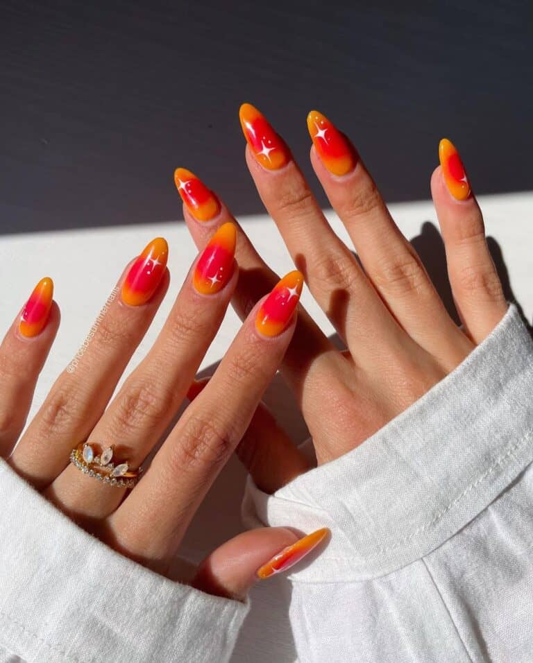 Neon-Sparkly-Aura-Nails