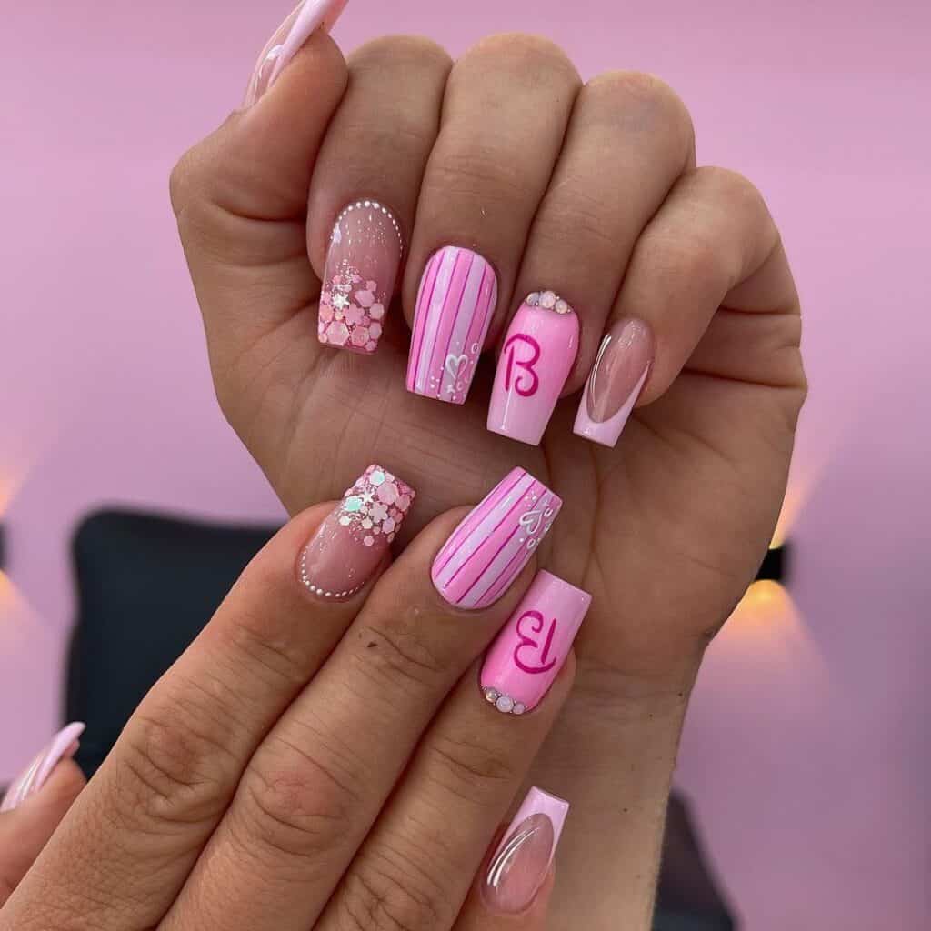 Pink-and-More-Pink-Nails