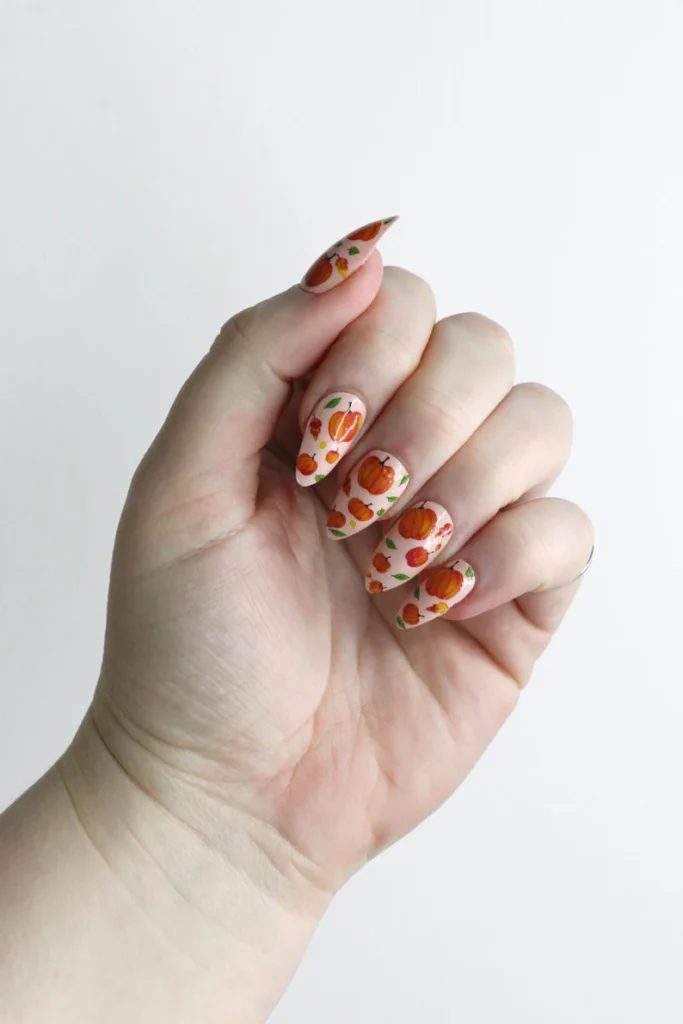 Pumpkin-Nail-Decals