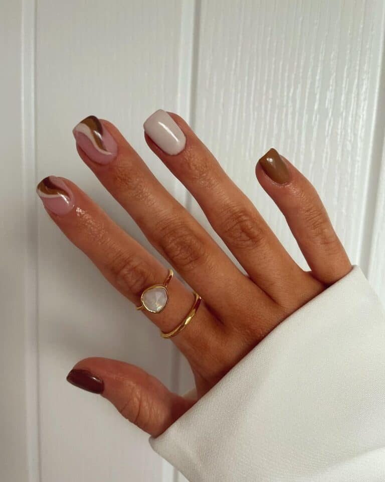 Short Autumn Nails