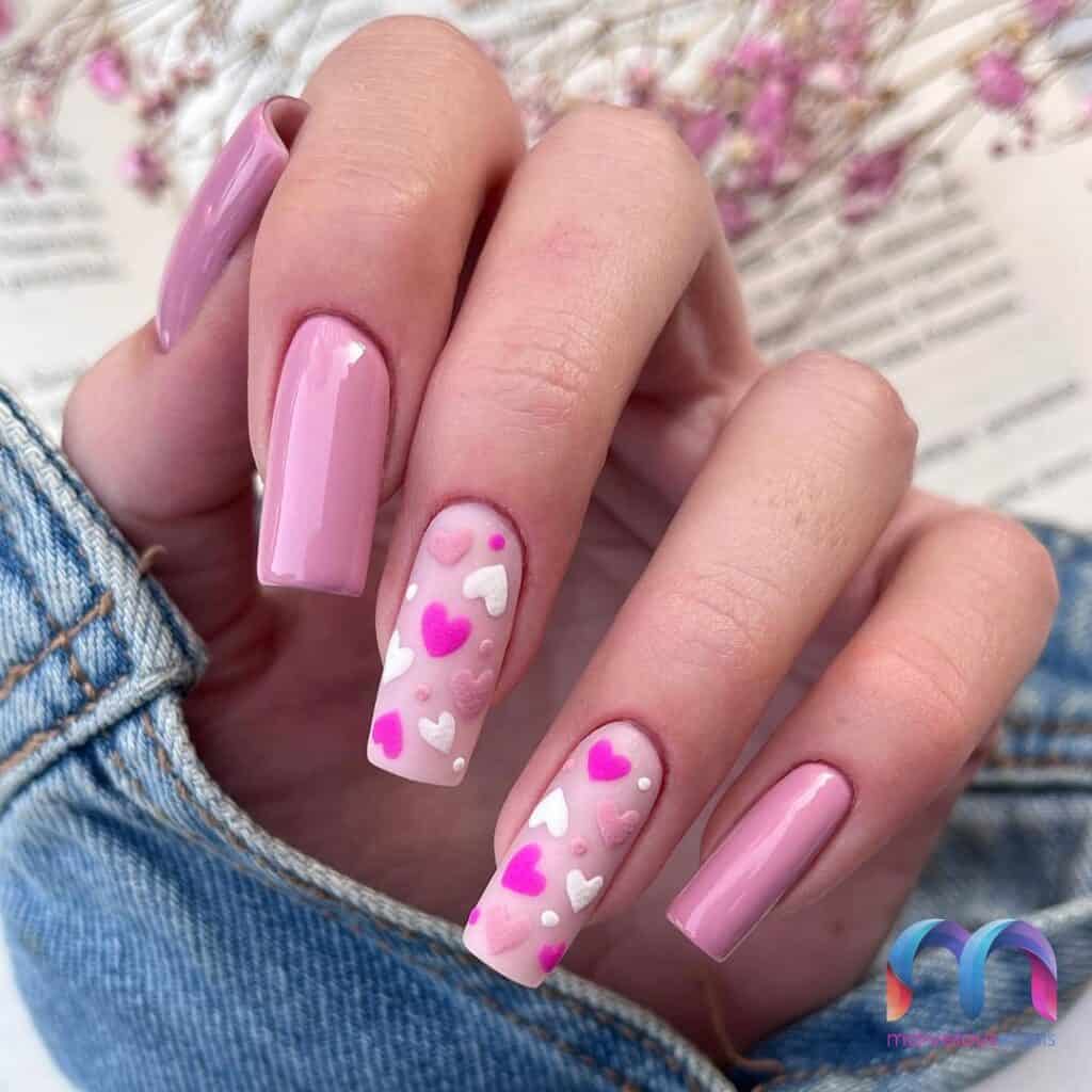 Short-Velvet-Heart-Nails