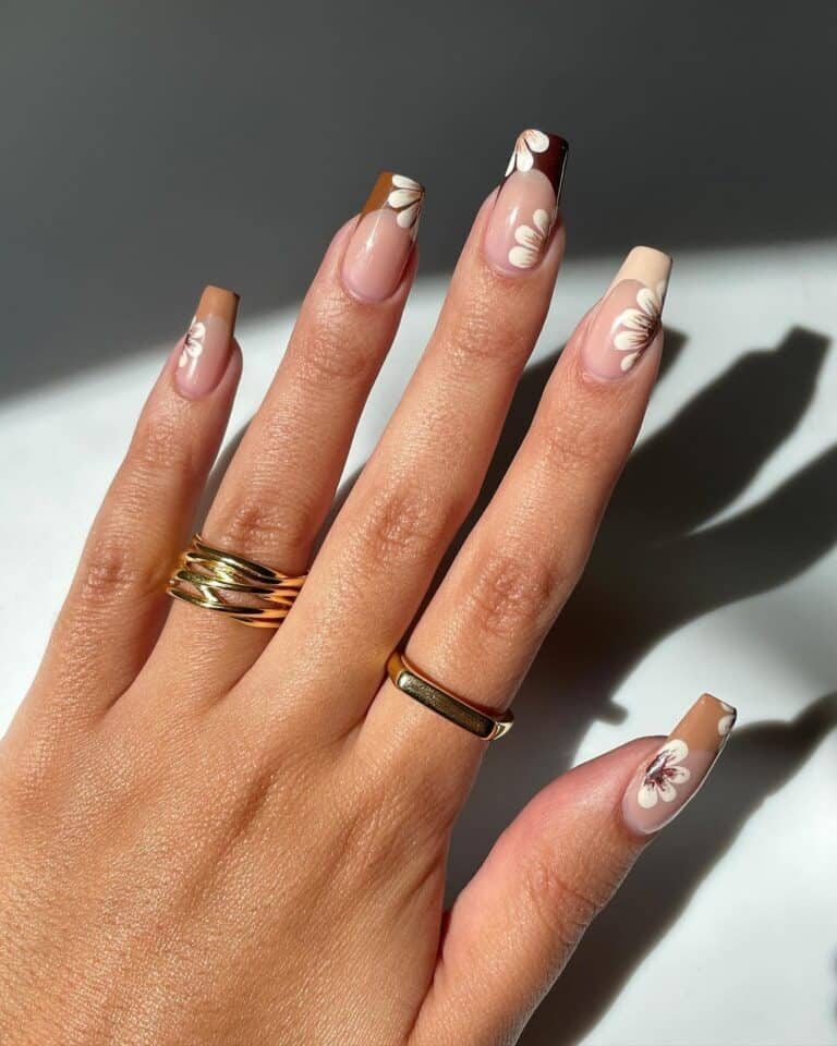 Side French Florals