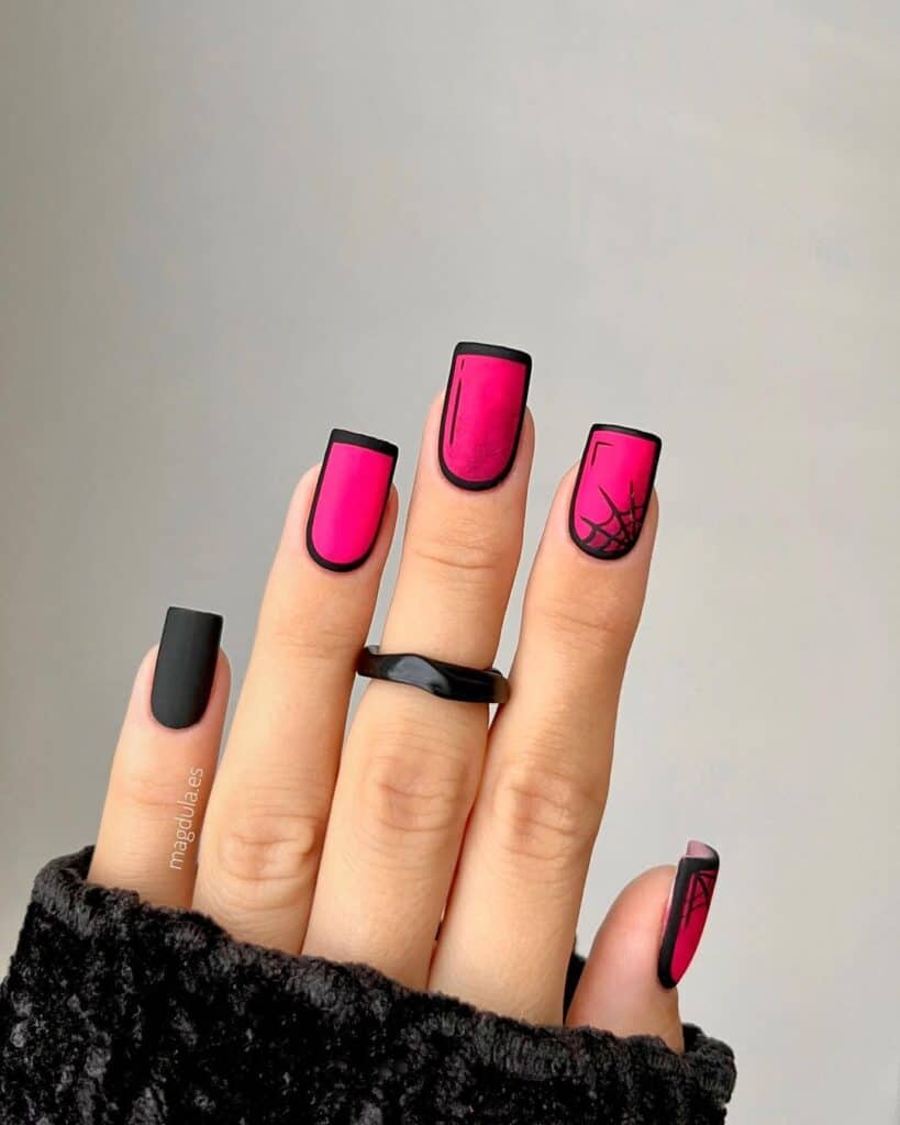 Spider-Web-Comic-Nails