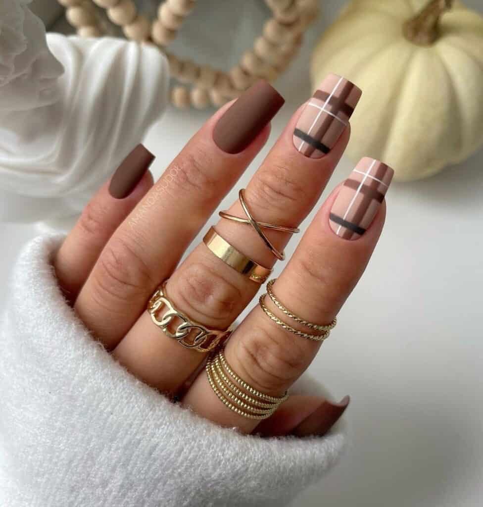 Sweater Weather Fall Nail Designs