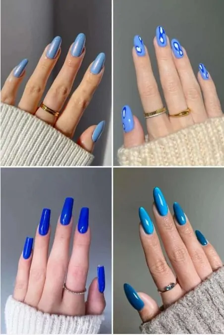 Blue Nail Designs