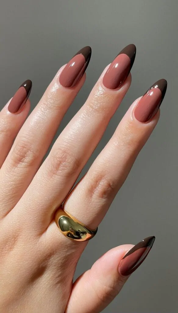 Brown-French-Tips