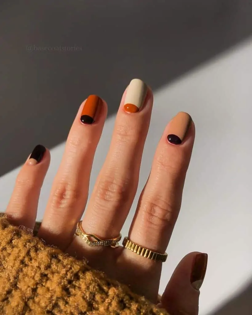 Brown-Half-moon-nails