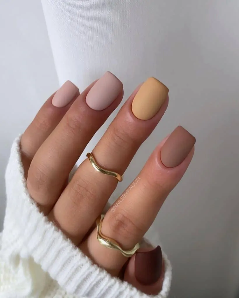 Brownish-Mate-Nails