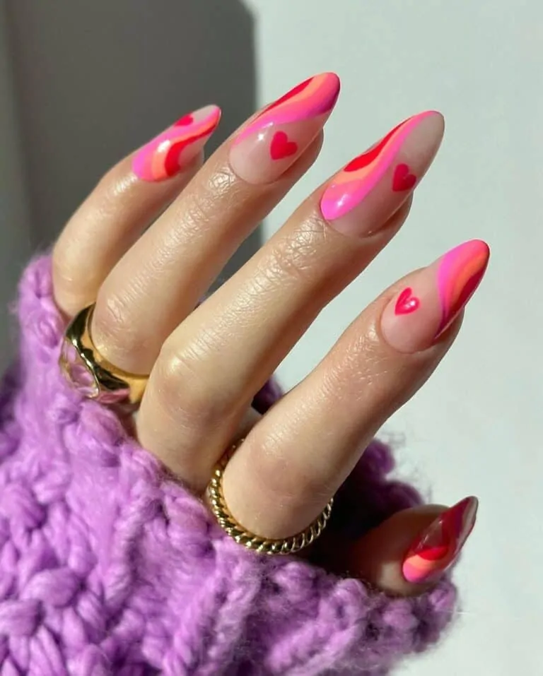 Cupid-Swirly-Nail-Design