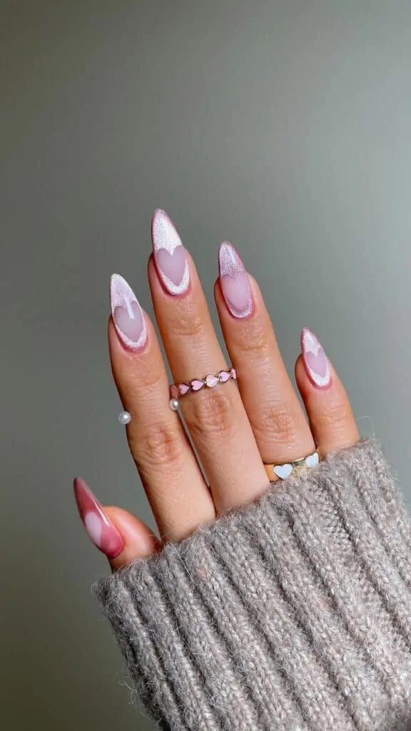 Galaxy-Romance-Pink-Heart-Nails