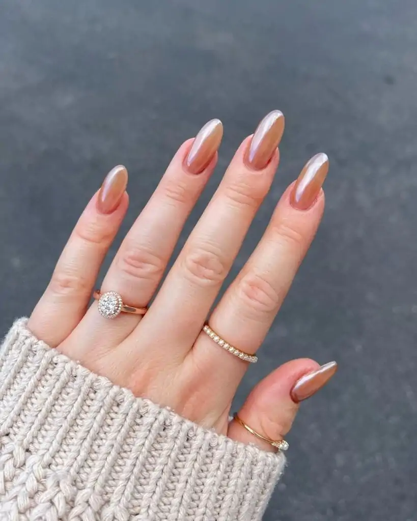 Glazed-Brown-Nails