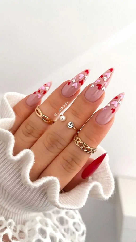 Long-Coffin-Mini-Hearts-Nail-Idea