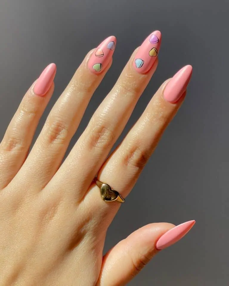 Pastel-Candy-Heart-Nails
