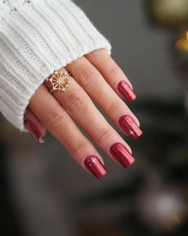 Red-Reflective-Short-Nails