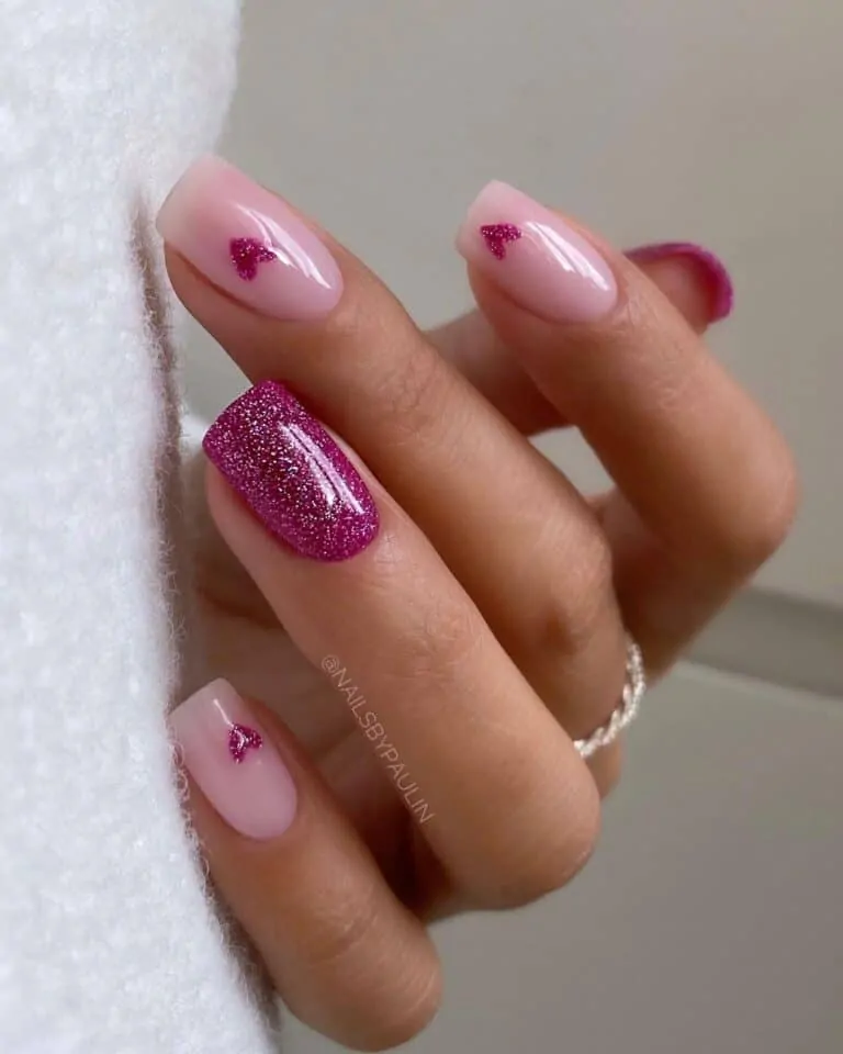 Short-Heart-Nail-Designs