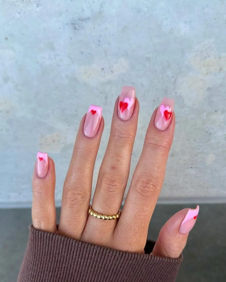 Simple-Red-and-Pink-Hearts-Forever