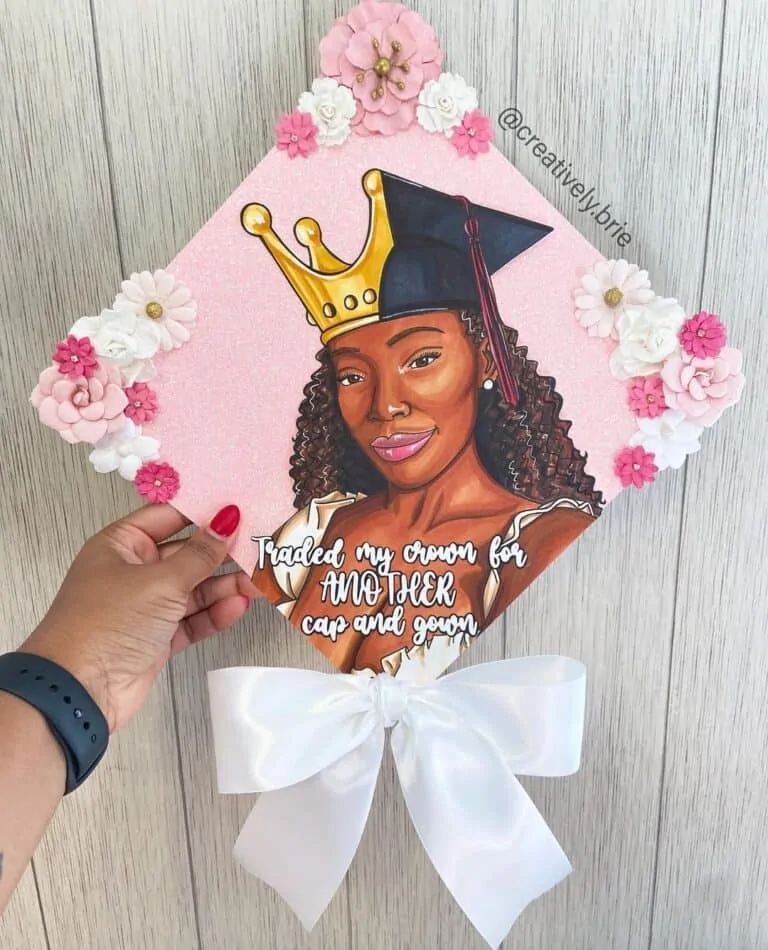 Traded-my-crown-for-another-cap-and-gown