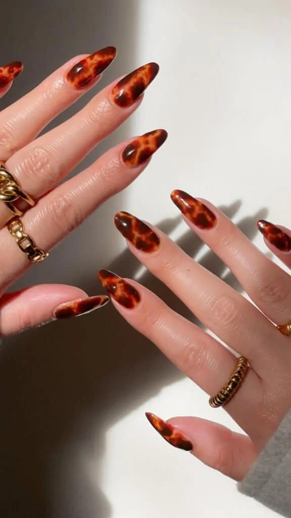 Traditional-Tortoise-Nail-Designs