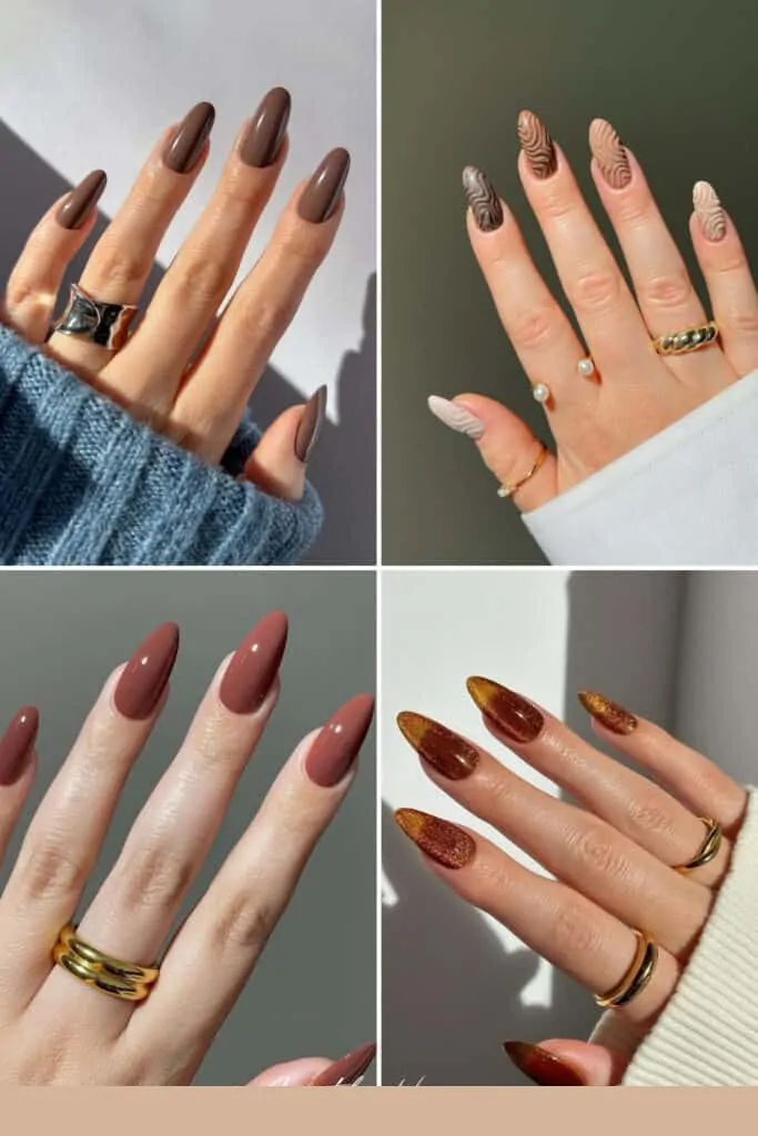 Brown Nails